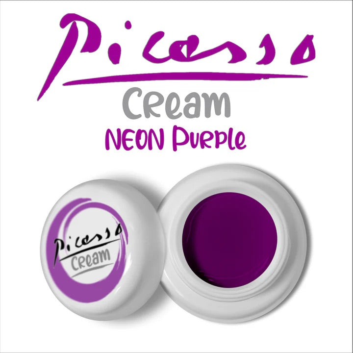 Picasso Cream Art Gel ~ Neon Purple