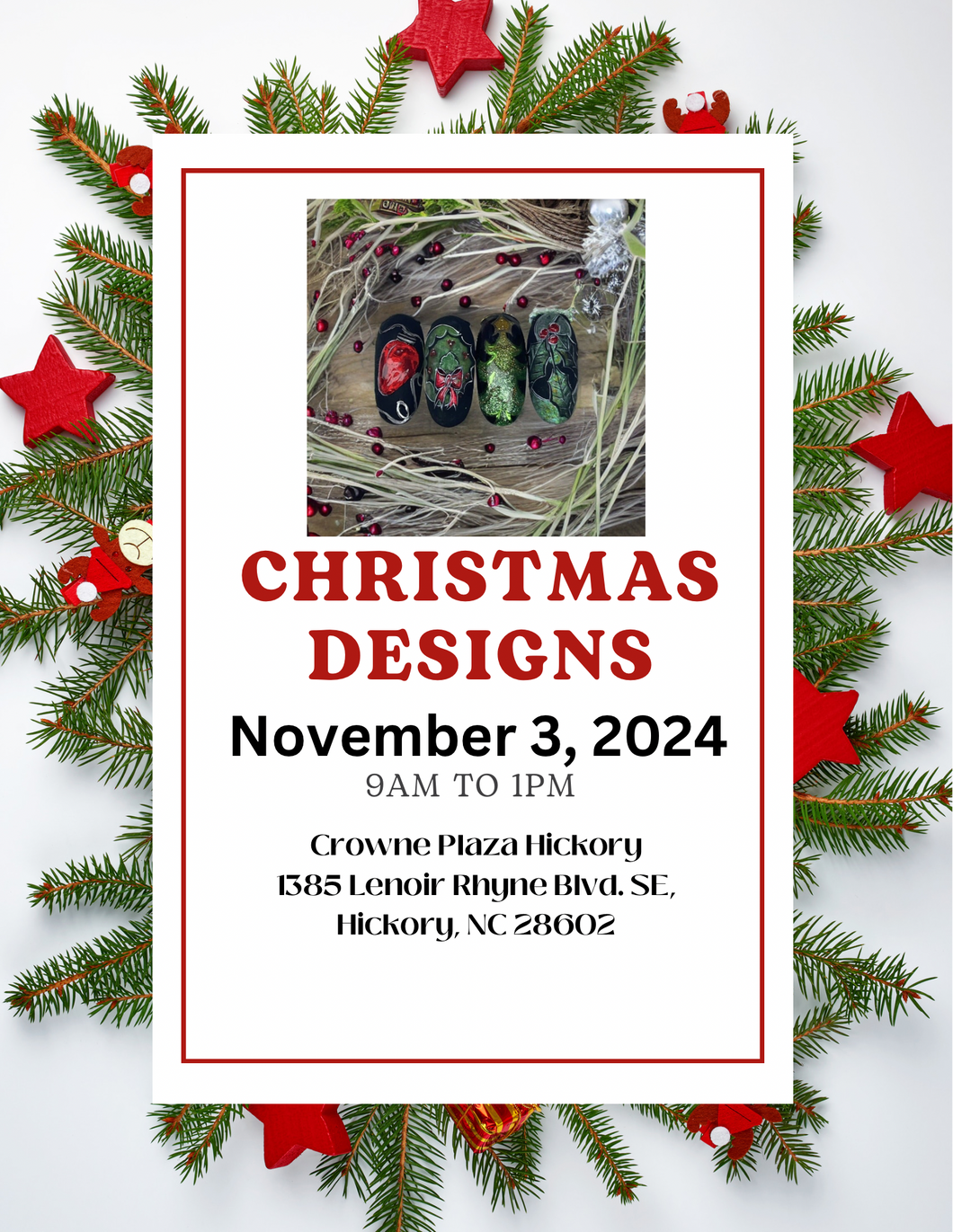 Christmas Designs Hickory, NC 11/3/24 9am-1pm