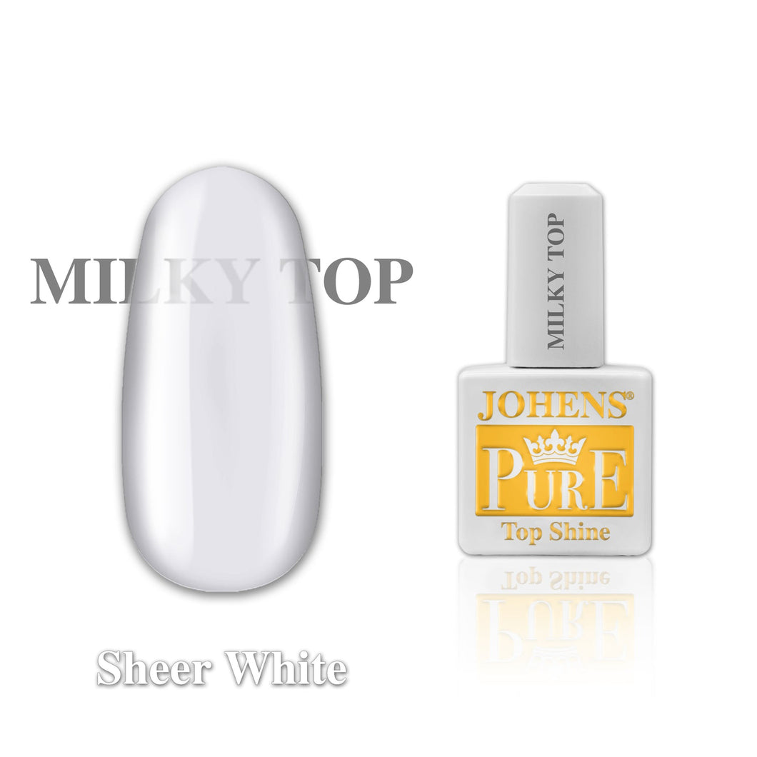 PURE ~ Milky Top ~ Sheer White Top Coat