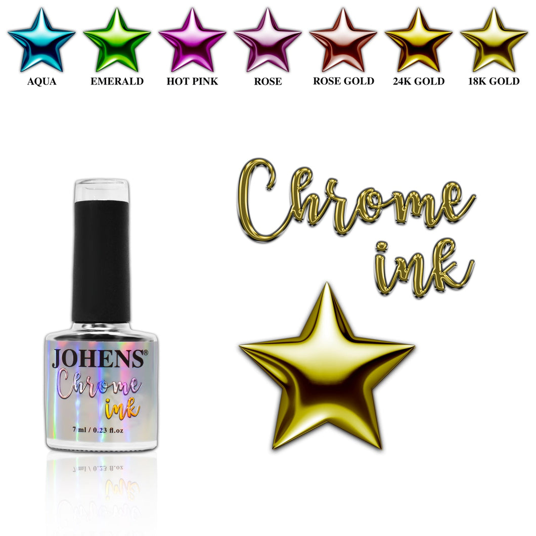 Chrome Ink #007 - 18K Gold