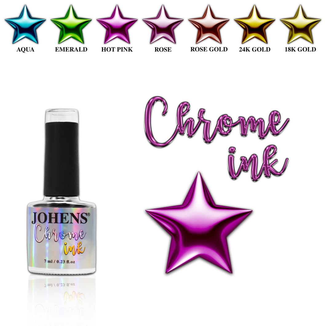 Chrome Ink #003 - Hot Pink